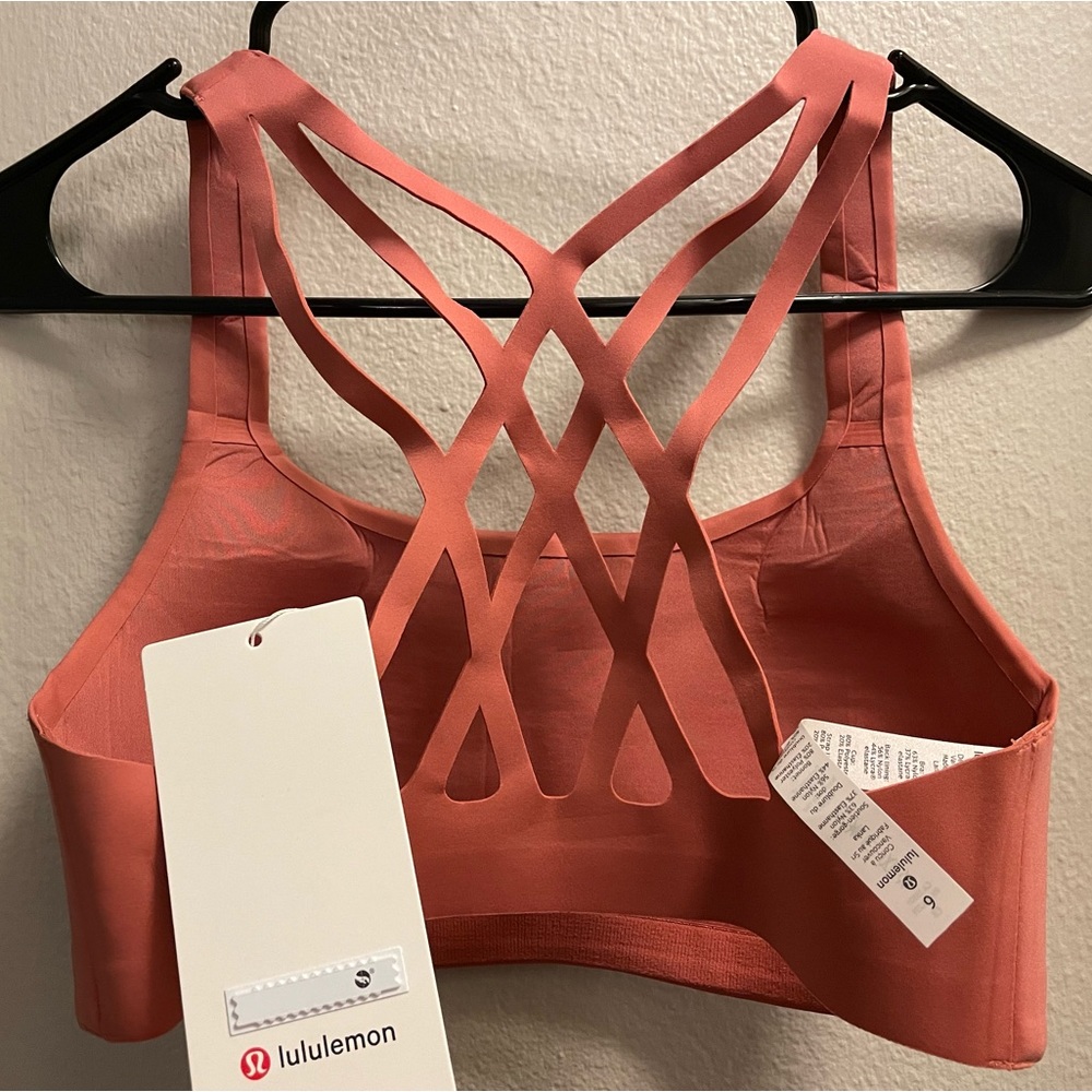 Lululemon | Bring the Energy Bra | Coral | Size: 6 | *BRAND NEW WITH TAGS